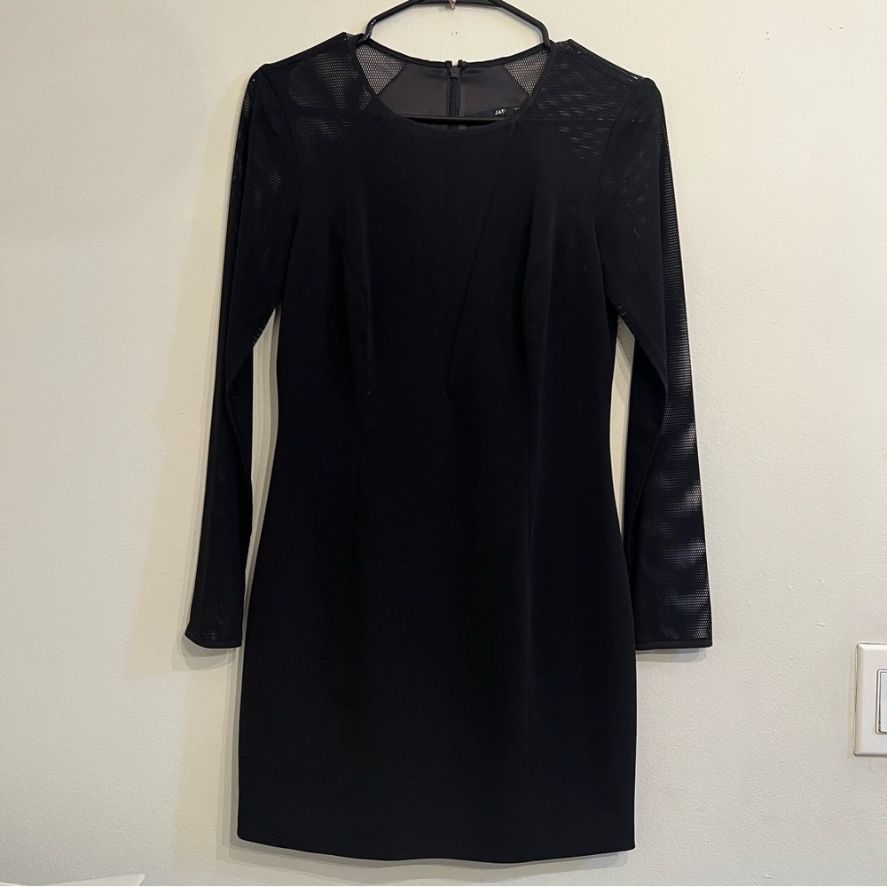 Jay Godfrey Mesh Panel Dress 4